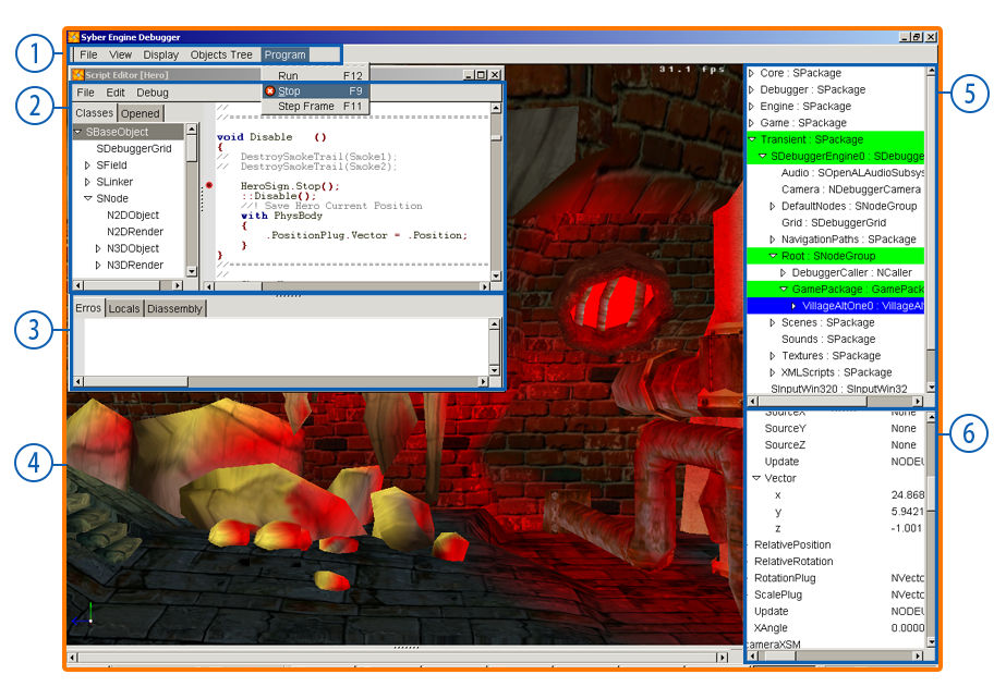 Figure 3. SEDebugger Interface