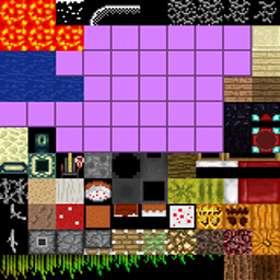 Texture Atlas with subtextures